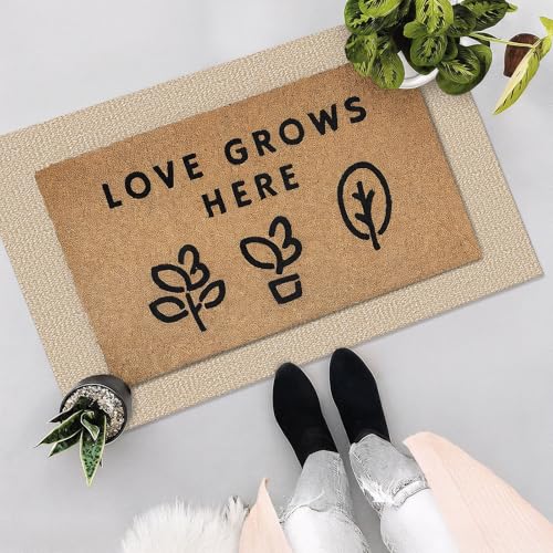 EARTHALL Washable Area Rug 2x3 Ft Non Slip Rugs for Entryway Braided Small Throw Rugs with Rubber Backing Door Mat Indoor Outdoor Entrance Rug for Kitchen Foyer Front Door, Golden Beige/White - color: Golden Beige/White, size: 2' x 3' (Rectangular)