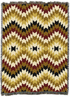 Pure Country Weavers Torched Earth - Western Tapestry Throw Blanket Woven from Cotton - Made in The USA (72x54) - color: Torched Earth