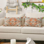 AVOIN colorlife Boho Throw Pillow Covers, 12 x 20 Inch Bohemia Ethnic Style Carpet Pattern Cushion Case for Sofa Couch Set of 2 - size: 20" x 12" (Pack of 2)