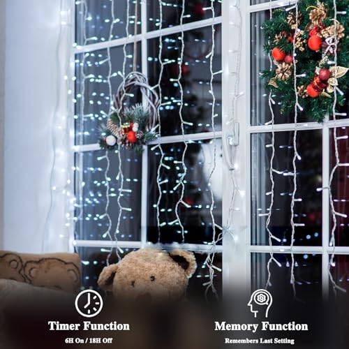 240LED 88Ft Connectable String Lights Indoor Outdoor Clear Wire | Cool White Christmas Lights | Twinkle Fairy Light Plug in with Timer for Bedroom Classroom Wedding Tree Patio Decor - color: Cold White, size: 240LED