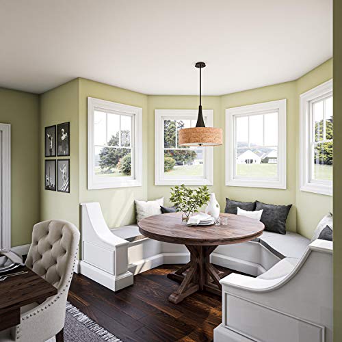 Kenroy Home Bulletin 3 Light Pendant with Tan Finish, Casual Style, 19.5" Height, 22" Width, 22" Depth - color: Oil-Rubbed Bronze