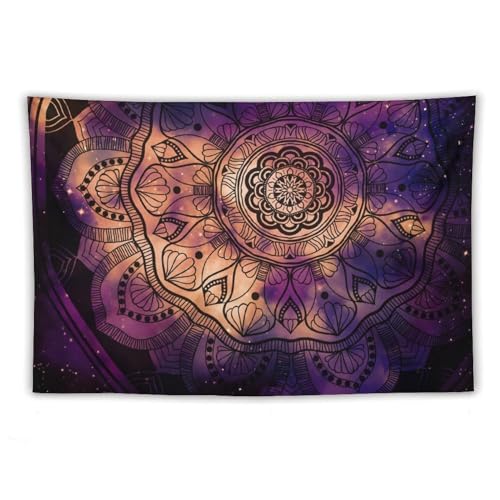 HZOHNAGO Mandala Tapestry Vintage Abstract Ancient Geometric Star Field Colorful Galaxy Background Printed Wall Tapestry Colorful Wall Hanging for Bedroom Living Room Dorm 60" W x 40" H - color: Style-7, size: 60"L x 40"W