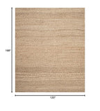SAFAVIEH Natural Fiber Collection Area Rug - 10' x 14', Natural, Handmade Farmhouse Jute, Ideal for High Traffic Areas in Living Room, Bedroom (NF732A) - size: 10' x 14' (Rectangular)