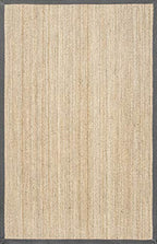 Nuloom Elijah Dark Grey/Natural, 5' x 8', Basketweave, Seagrass, Soft and Textured, High Traffic, Stain Resistant, Easy Clean, Durable Area Rug for Bedroom, Living Room, Dining, Den, Foyer, Entryway - color: Dark Grey, size: 5' x 8' (Rectangular)