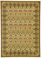 Unique Loom Edinburgh Collection Area Rug - Canmore (7' 1" x 10' Rectangle, Brown/ Light Blue) - color: Brown/Light Blue, size: 7'1" x 10' (Rectangular)
