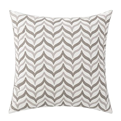vctops Embroidery Cotton Decorative Throw Pillow Cover Boho Geometric Pattern Cushion Cover for Couch Sofa Bed (Geometric I,18"x18") - color: Geometric I, size: 18" x 18" (Pack of 1)