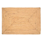INDIAN ARTISTIC Jute Cotton Rag Rug 2X3 ft | Hand Woven & Reversible | Living Room | Kitchen | Jute Burlap Cotton 24x36 inch | Rustic Look | Natural Look | Runner 2 * 3 Feet