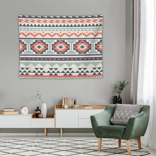 Bohemian Aztec Tapestry, Abstract Geometric Tribal Vintage Colorful Pattern Tapestries Home Decor for Living Room Bedroom Decoration 40in Wx30in H (102×76cm) - color: Bohemian Tapestry-16, size: 40in"Wx30in"H (102×76cm)
