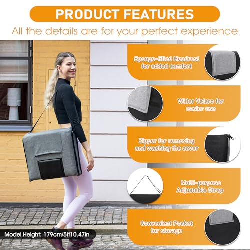 Floor Chair with Back Support 14-Position Adjustable Floor Chair Portable Ground Seating for Adults & Kids Foldable Meditation Seat with Japanese KOYO Bearings & Washable Linen Cover (Black) - color: Black & Grey, style: Regular