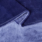Amazon Basics Throw Blanket, Ultra-Soft Flannel Fleece Microfiber, Cozy for Couch Sofa Bedroom, Fade-Resistant, 50 x 60 Inches, Navy - color: Navy, size: 50 x 60 inches