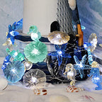 Impress Life Ocean Decor String Lights, Beach Decor Starfish Seahorse Sand Dollars Nautical Decorative Lights Battery & USB Plug In with Remote 10 ft 30 LEDs for Covered Outdoor Bedroom Birthday Party