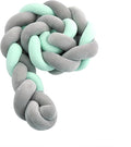 Soft Hand-Woven Knotted Floor Mat Pillow - Cozy Decorative Cushion for Living Room & Bedroom, Light Red, 1m - Stylish Knitted Comfort Grey Green 2 2m