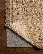 Loloi Chris Loves Julia Rue Collection RUE-03 Bark/Mocha 5'-0" x 7'-6" Area Rug Jute Neutral Floral Living Room Bedroom Rug - color: Bark / Mocha, size: 5' x 7'6" (Rectangular)