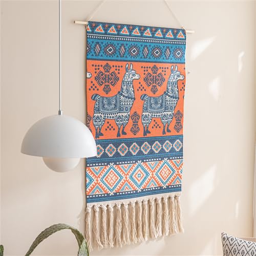 BMIDRUT Macrame Woven Tapestry Wall Hanging Tapestry Bohemian Tapestries Art Tapestry for Home Apartment Dorm Room Backdrop 20x35 Inch - color: C5
