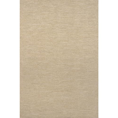 nuLOOM Alessi Solid Farmhouse Cotton Area Rug, 5x8, Beige - color: Beige, size: 5' x 8' (Rectangular)