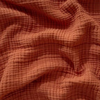 Muslin Blanket - Pure 100% Turkish Cotton Airy Soft Light Versatile Gauze Throw Blanket for Bed, Couch, Sofa (Brick, Throw Size (50" x 66" inch)) - color: Brick, size: Throw Size ( 50" x 66" inch )