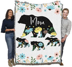 Pure Country Weavers Mom and Cubs Blanket - Gift Tapestry Throw Woven from Cotton - Made in The USA (72x54) - color: Mom and Cubs, size: 72x54