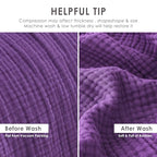 EMME Cotton Muslin Throw Blanket Couch Breathable Gauze Blanket Soft Lightweight Blankets Adults (Purple, 50"x60") - color: 13 - Purple, size: Throw (50" x 60")