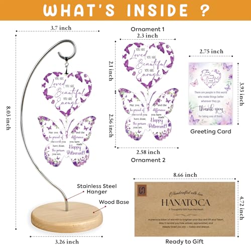 Retirement Gift for Woman 2026 - First Christmas Retirement Gifts - Coworker Leaving, Goodbye Gift, Farewell Gifts for Coworkers, Boss, Employee, Teacher, Nurse, Woman, Friends, Mom, Grandma - color: 13 - Retirement Butterfly