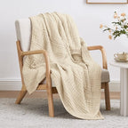 Love's cabin 100% Cotton Muslin Blanket, 6 Layer Lightweight Breathable Gauze Throw Blanket 50 x 60 Inches, Soft All Season Blanket for Couch, Bed, Sofa, Beige - color: Beige, size: Throw(50"x60")