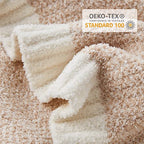 Snuggle Sac Twin XL Bed Blanket 66x90 inches, Super Soft Warm Beige Blankets for Bed, Living Room, Luxurious Microfiber Blanket Dupes, Heather Beige, 66x90 inches - color: Heather Beige, size: Twin-XL(66"x90")