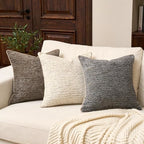 Yangest Chenille Pillow Cover 12 x 20 Inches, Thick Textured Rectangle Throw Pillow Cover Farmhouse Modern Soft Accent Couch Neutral Pillow Cover for Living Room Bedroom, Beige - color: Beige, size: 20" x 12" (Pack of 1)