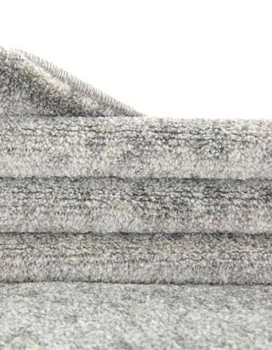 Rugs.com - Angelica Rug – 6 Ft Runner Gray Easy-Clean Rug – Ideal for Hallways, Kitchens, and Entryways - color: Grey, size: 2' x 6' (Runner)