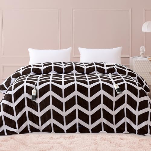 VENTIMI Electric Blanket Queen, 84" x 90" Heated Blanket with 9 Heat Levels & 2-4-8-10 Hours Auto Off, Fast Heating Blanket with ETL & FCC Certification, Coffee - color: Coffee, size: Queen