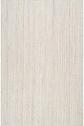 nuLOOM 9x12 Rigo Jute Hand Woven Area Rug, Off White, Solid Farmhouse Design, Natural Fiber, For Bedroom, Living Room, Dining Room, Hallway, Office, Kitchen, Entryway