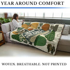 Pure Country Weavers Fun Dad Blanket - Gift Tapestry Throw Woven from Cotton - Made in The USA (72x54) - color: Fun Dad, size: 72x54