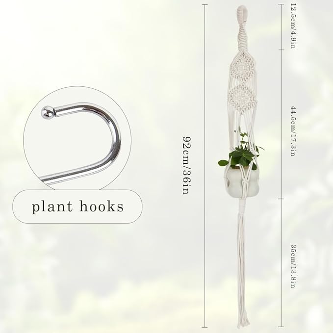 Hanging Planter for Indoor Plants,Macrame Plant Hanger,Plant Hanger,Hanging Plant Holder,Plant Hangers,Plant Holder,Plant Hangers Indoor,Macrame Plant Hangers for Indoor Outdoor Decor