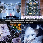VOOKRY 32 Pcs Fairy Lights Battery Operated String Lights - 10 ft 30 LEDs Waterproof Silver Wire Mini Firefly Starry Moon Lights for DIY Crafts Wedding Party Table Centerpieces Christmas(Cool White) - color: Cool White, size: 32 Pack