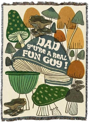 Pure Country Weavers Fun Dad Blanket - Gift Tapestry Throw Woven from Cotton - Made in The USA (72x54) - color: Fun Dad, size: 72x54