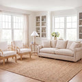 SAFAVIEH Natural Fiber Collection Area Rug - 10' x 14', Natural, Handmade Farmhouse Jute, Ideal for High Traffic Areas in Living Room, Bedroom (NF732A) - size: 10' x 14' (Rectangular)