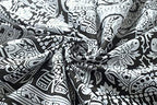 Popular Handicrafts Printed Curtains Panels Set of 2 Indian Hippie Bohemian Beautiful Elephant Mandala Curtain Panels Black and White 42x100 Inch - color: Black and White, size: 42"W x 100"L (Pack of 2)