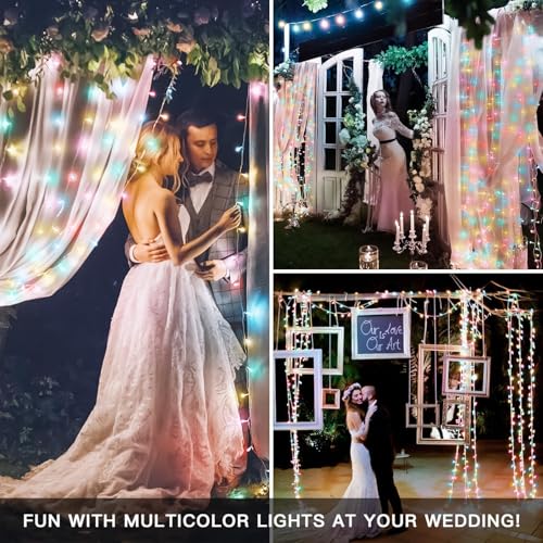 suddus Pastel Easter String Lights, 33ft 100 LED Multicolor Fairy Lights with Remote, Connectable Clear Wire Twinkle Lights for Spring Decor, Aesthetic Bedroom, Classroom, Dorm, Plug in - color: Multicolored, size: 100LED Connectable