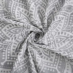 Popular Handicrafts Tapestry Wall Hanging Hippie Ombre Mandala Bohemian Hippy Metallic Shine Intricate Indian Tapestries Bedspread 54 x 82 Inches (140cm x 210cm) Silver - color: Silver, size: 82"L x 54"W