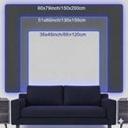 Atrippy Blacklight Halloween Horror Wall Decor Tapestry for Bedroom, UV Reactive Skull Skeleton Tapestries, Black Light Gothic Face Neon Aesthetic Wall Hanging for Dorm Living Room 60x79 Inches