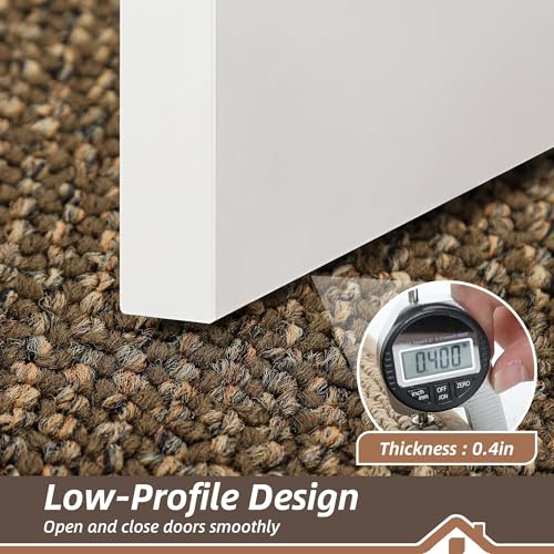 BEQHAUSE Indoor Door Mat 20" x 32", Dirt Trapper Door Mats Non-Slip Entryway Rugs Washable, Trap Dirt Absorbent Welcome Mat, Low Profile Floor Mats for Front Back Door and Entryway, Brown - color: Brown, size: 20" X 32" (Rectangular)