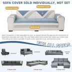 VClife Modern Couch Cover, Non Slip Dog Sofa Cover, Blue, 35.4" x 35.4" | Pet-friendly Sofa Covers, Scratch-resistant, Waterproof, Non Slip That Stay Firmly In Place, Durable and Machine Washable - color: 01# Blue, size: 35.4" x 35.4"