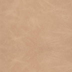 HomePop 28" Button Round Storage Ottoman - Light Camel Faux Leather - color: Light Camel Faux Leather