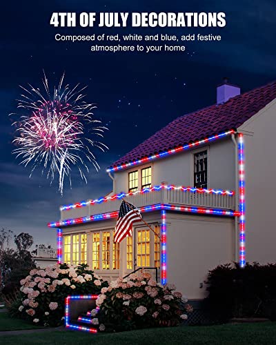 Minetom Color Changing Rope Lights Outdoor - Connectable 66ft 200 LED Outdoor String Lights with Remote, 18 Colors, Christmas Light for Bedroom Outside Patio Holiday Decoration - size: 66 FT Connectable