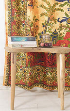 Popular Handicrafts Indian Hippie Bohemian Beautiful Tree of Life Tie Dye Mandala Curtain Panels Green - color: Yellow, size: 38"W x 83"L (Pack of 2)