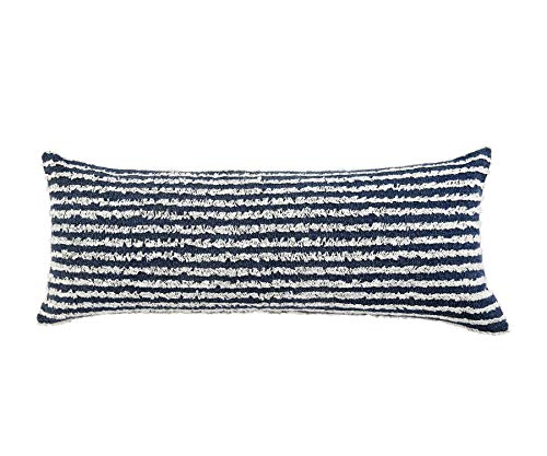 14x36 inches Striped Lumbar Throw Pillow Covers for Fall Decor | Farmhouse Boho Cushion Covers for Throw Pillows | Perfect for Living Room Couch & Bedroom Decorations | Blue/White - color: Blue/White