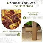 GENTINGBRO Plant Stand Indoor Outdoor 63" Tall Plant Shelf for Plants 14-Tier Large Plant Sheves for Living Room Heavy Duty Plant Rack Garden Balcony Patio Hanging Planter