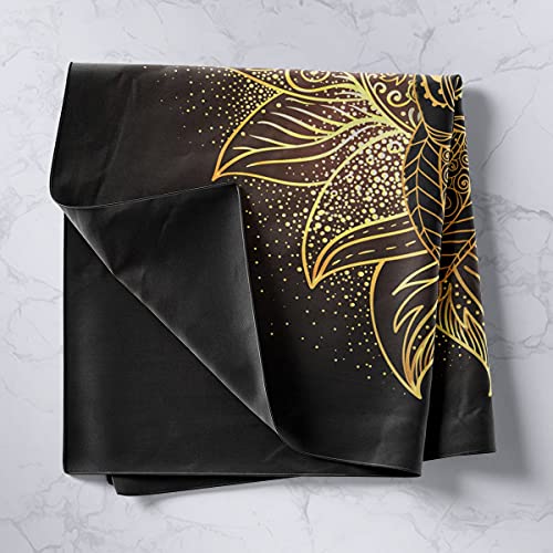 Feelyou Gold Elephant Wall Hanging Boho Mandala Tapestry Bohemian Exotic Style Wall Blanket for Boys Girls Kids Black Golden Tribal Ethnic Elephant Art for Bedroom Living Room Decor Xlarge 70x92 - size: 92"L x 70"W