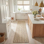 SAFAVIEH Natural Fiber Collection Runner Rug - 2'6" x 10', Sage & Natural Brown, Handmade Jute, Farmhouse Style, Chunky Textured Thick Pile (NF447S) - color: Sage/Natural, size: 2'6" x 10' (Runner)