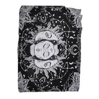 Pongnas Bohemian Polyester Wall Hanging Tapestry 150x200cm Reversible Blanket & Decor Carpet for Bedroom,Living Room,Indoor Outdoor Use