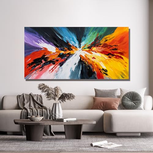 Canvas Wall Art Decor Wall Art Pictures For Living Room Black and White Wall Art Decor Canvas Abstract Art Work Colorful Abstract Wall Art Prints For Bedroom Office Kitchen Home Wall Decor 20" x 40" - color: XY-E, size: 40"L x 20"W