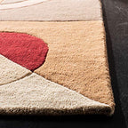 SAFAVIEH Rodeo Drive Collection Accent Rug - 2' x 3', Beige & Multi, Handmade Mid-Century Modern Abstract Wool, Ideal for High Traffic Areas in Entryway, Living Room, Bedroom (RD845A) - color: Beige/Multi, size: 2' x 3' (Rectangular)